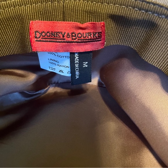 Dooney & Bourke Signature Monogram Logo Bucket Hat Brown - Picture 2 of 3